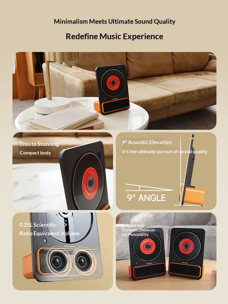 JAEK AUDIO C30 CD Player Wireless Bluetooth Speaker