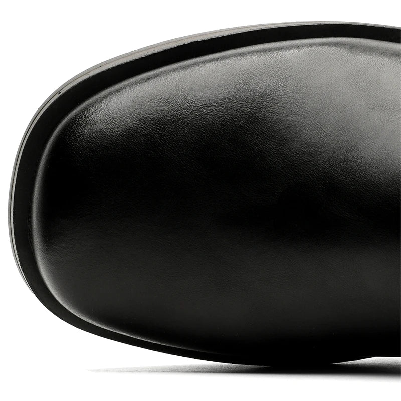 Men's Slip-on Leather Shoe Clogs