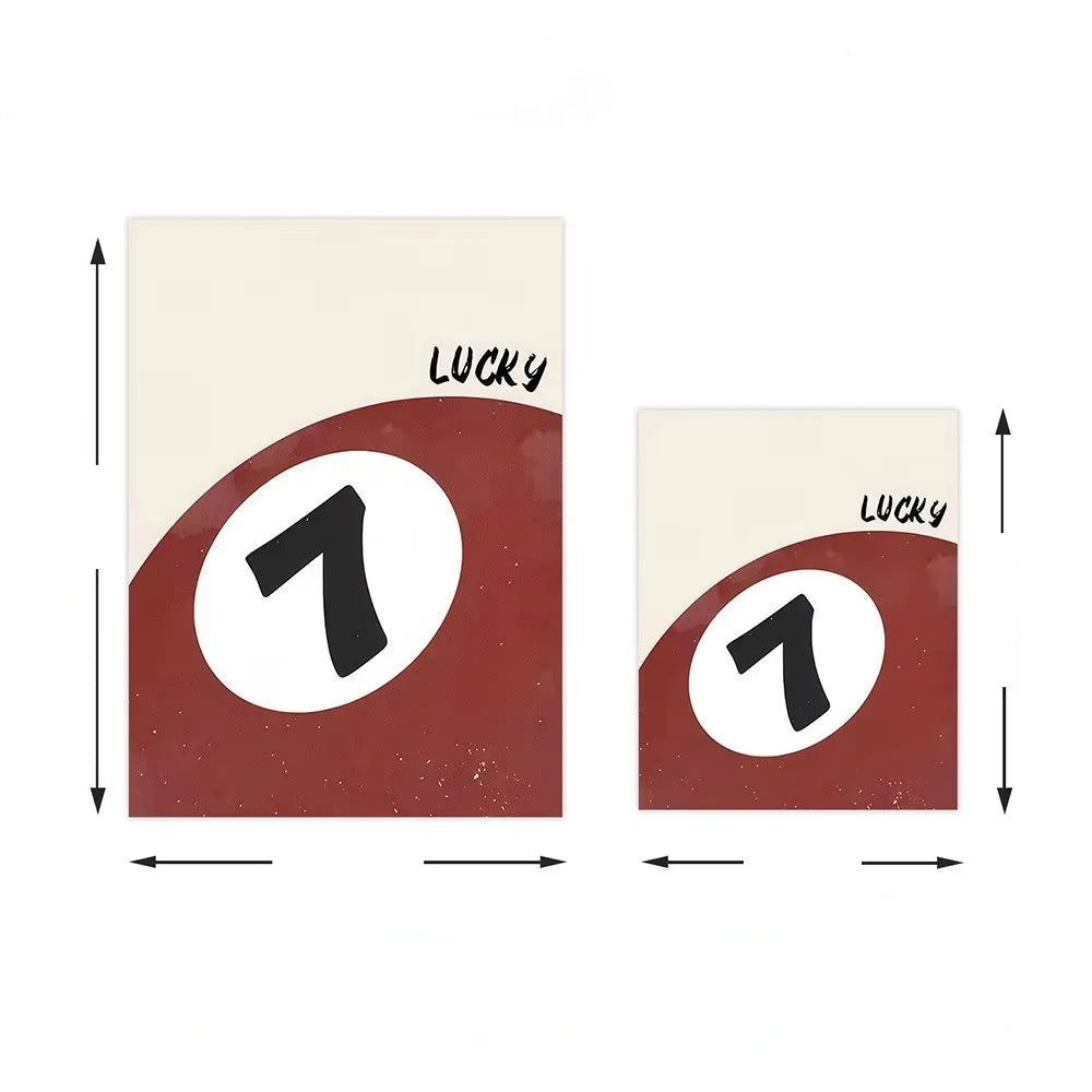 Good Times Retro Billiards Wall Art — Canvas Print