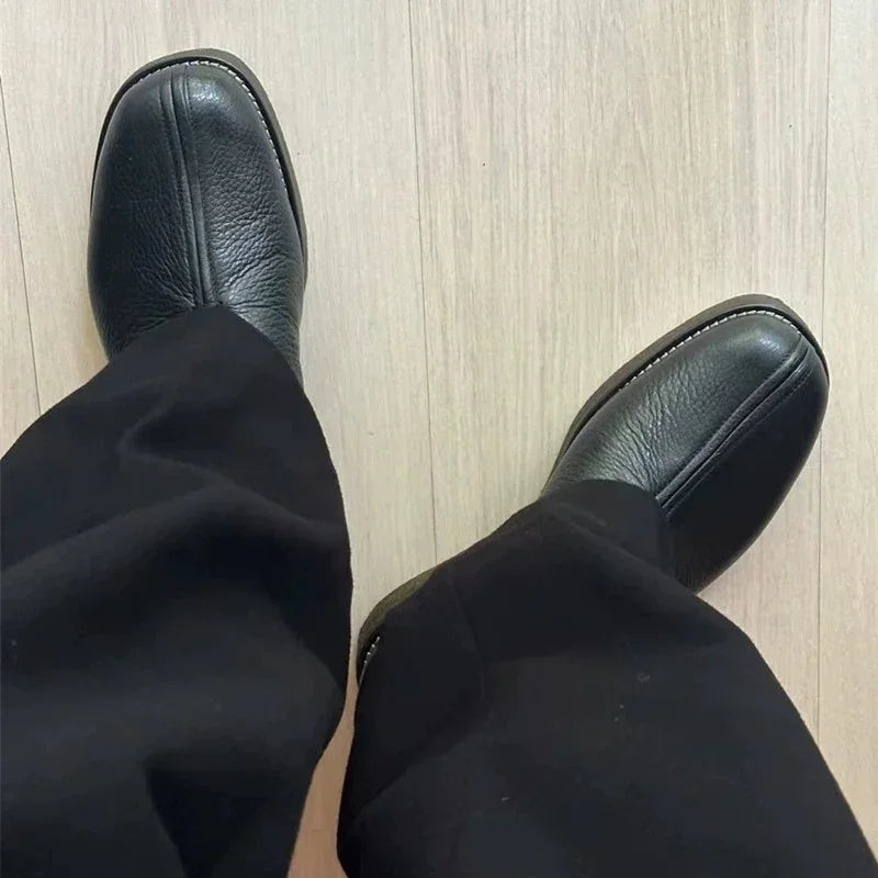 Men’s Leather Slip-On Loafers